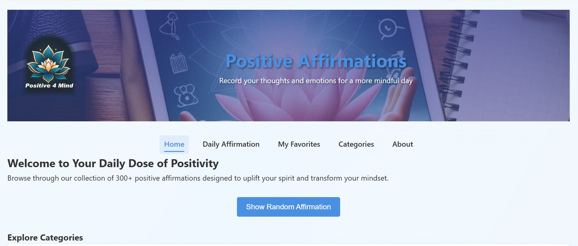 Digital Mindfulness App