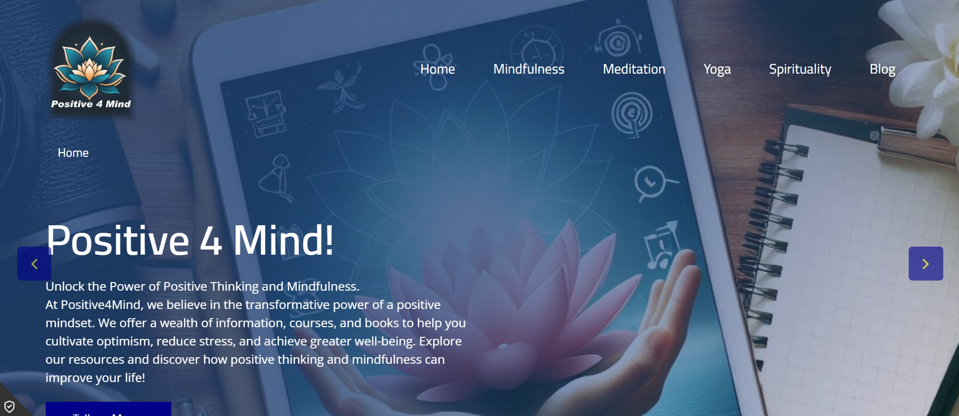 Positive4Mind Website