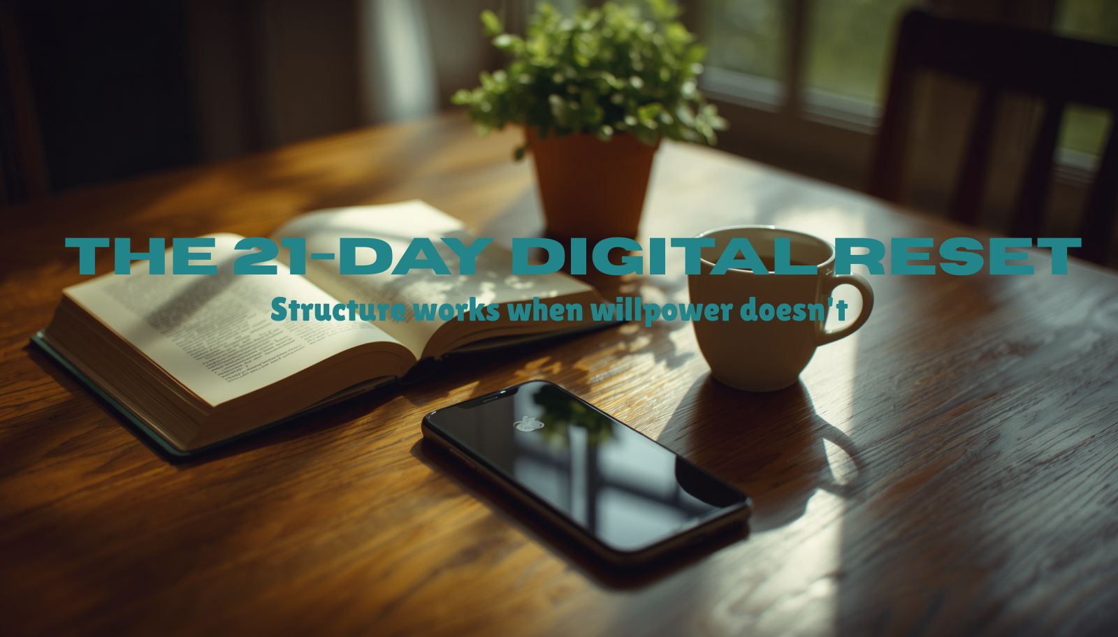 The 21-Day Digital Reset: Why Structure Works When Willpower Doesn't