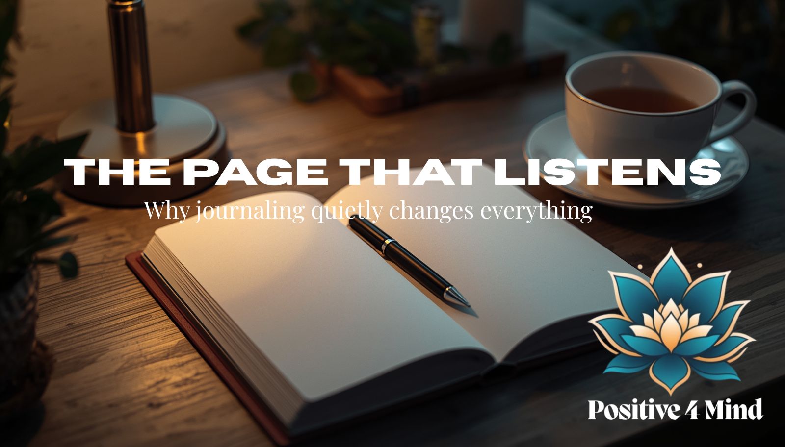 The Page That Listens: Why Journaling Works